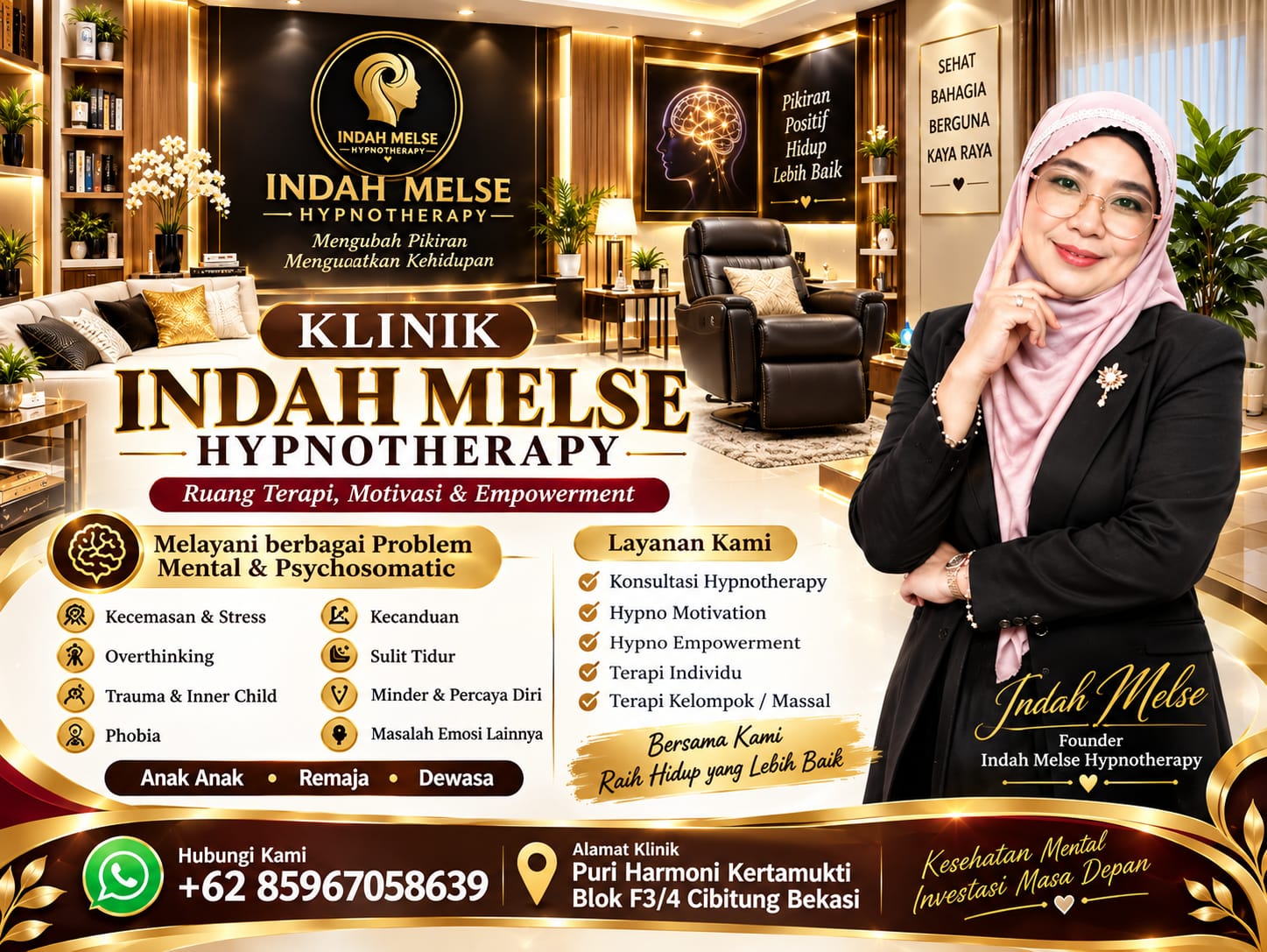 Sesi layanan Hypnotherapy